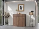 MIRJAN24 Kommode Kerkin 2D1S mit Goldgriffen Bild 1