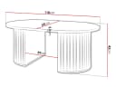 MIRJAN24 Couchtisch Wotkon Beige Laminat Bild 3