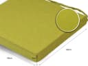 sunnypillow Stuhlkissen 4er Set Grün Modern Bild 4