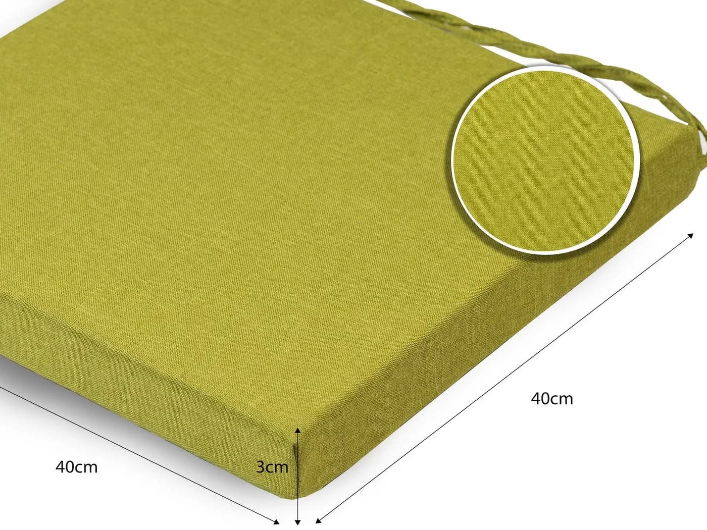 sunnypillow Stuhlkissen 4er Set Grün Modern - Bild 4