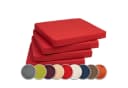 sunnypillow Stuhlkissen 4er Set Rot Modern Bild 2