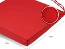 sunnypillow Stuhlkissen 4er Set Rot Modern Bild 4