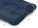 sunnypillow Stuhlkissen 40x40 cm 4er Set Blau Bild 4