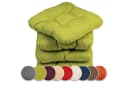 sunnypillow Stuhlkissen 4er Set Grün 8cm Dicke Bild 2