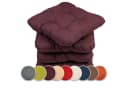 sunnypillow Stuhlkissen 4er Set Violett 8cm Dicke Bild 2