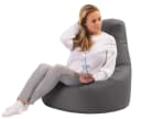 sunnypillow Gaming Sitzsack XXL Anthrazit mit Styropor Füllung Bild 2