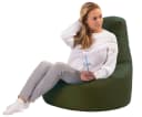 sunnypillow Gaming Sitzsack XXL Dunkelgrün mit Styropor-Füllung Bild 2