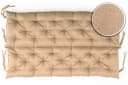 sunnypillow Bankauflage Sandfarben Polyester mit Befestigungsbändern Bild 5