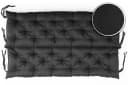 sunnypillow Bankauflage Schwarz 120x40x40 cm Bild 5