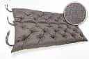 sunnypillow Bankauflage Grau Polyester Befestigungsbänder Innen Außen Bild 4