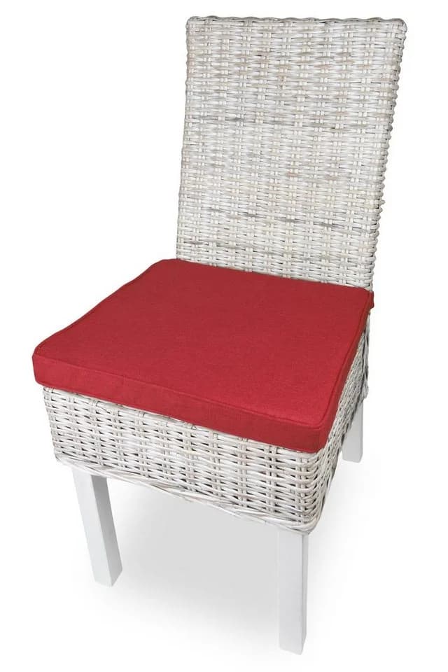 sunnypillow Stuhlkissen 4er Set Rot Modern - Bild 3