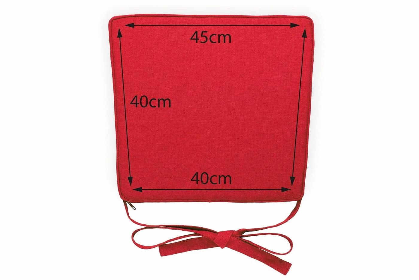 sunnypillow Stuhlkissen 4er Set Rot Modern - Bild 4