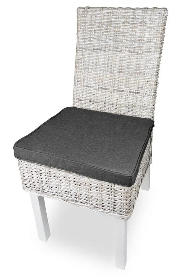 sunnypillow Stuhlkissen 4er Set Anthrazit Modern - Bild 3