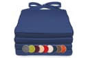 sunnypillow Stuhlkissen 4er Set Blau Modern Bild 2