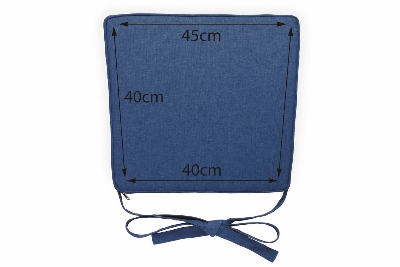 sunnypillow Stuhlkissen 4er Set Blau Modern - Bild 4