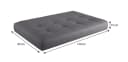 sunnypillow Palettenkissen VERONA 2er Set Grau/Silber Bild 5