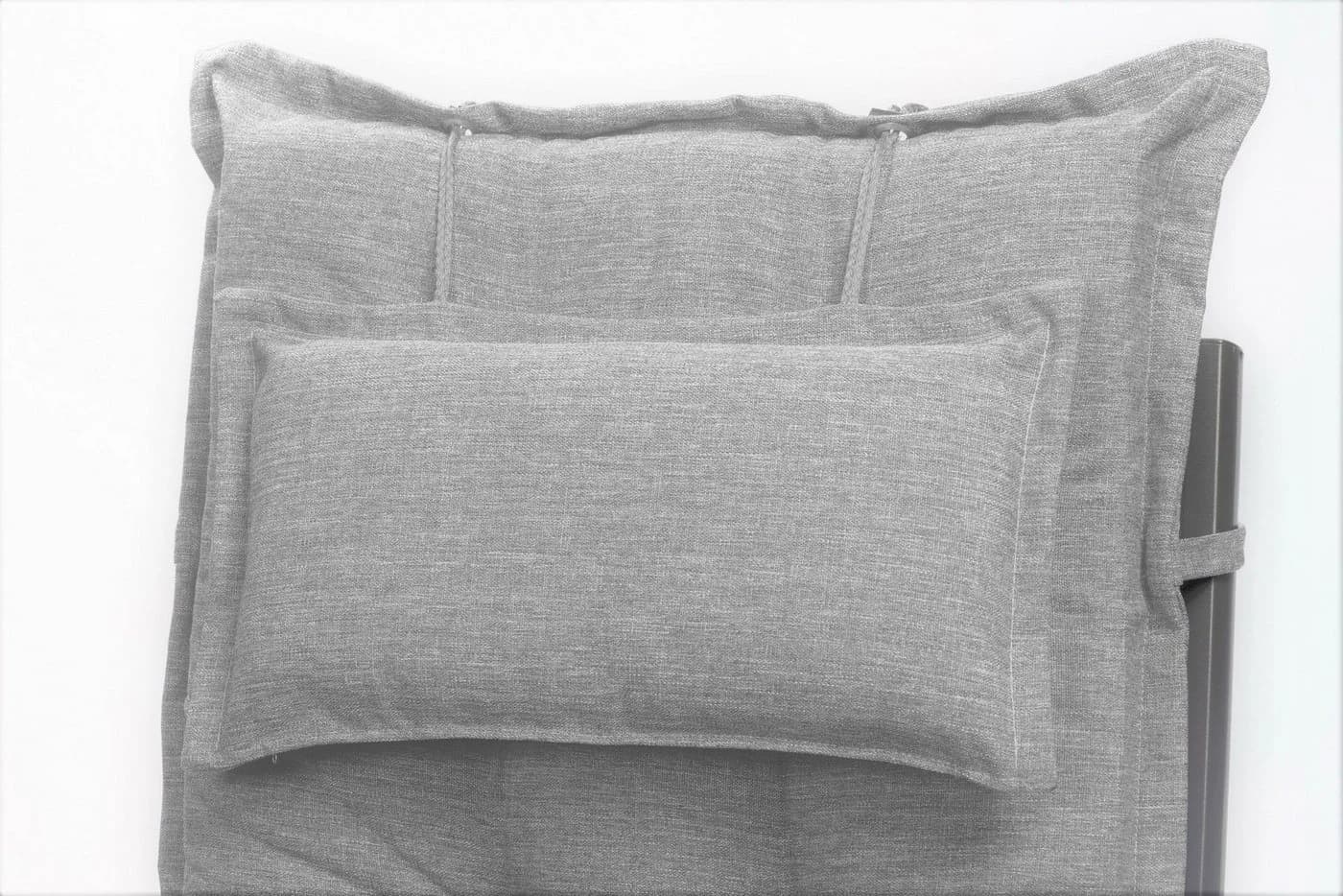 sunnypillow Hochlehnerauflage Gartenstuhlauflage Grau Silber UV-beständig - Bild 5