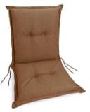 sunnypillow Stuhlkissen Braun 100x50x9 cm Gartenstuhlauflage Bild 2