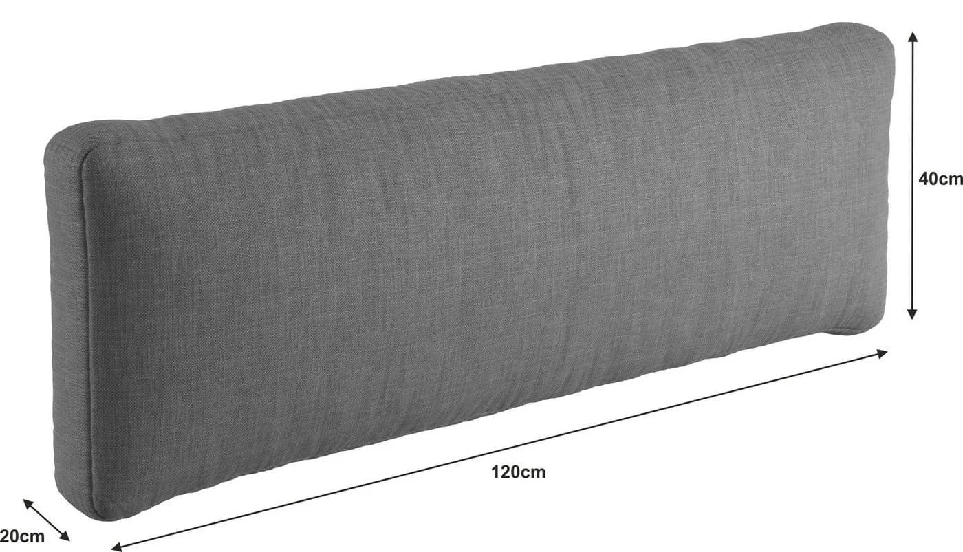 sunnypillow Palettenkissen Boston 2er Set Anthrazit mit abnehmbarem Bezug - Bild 5