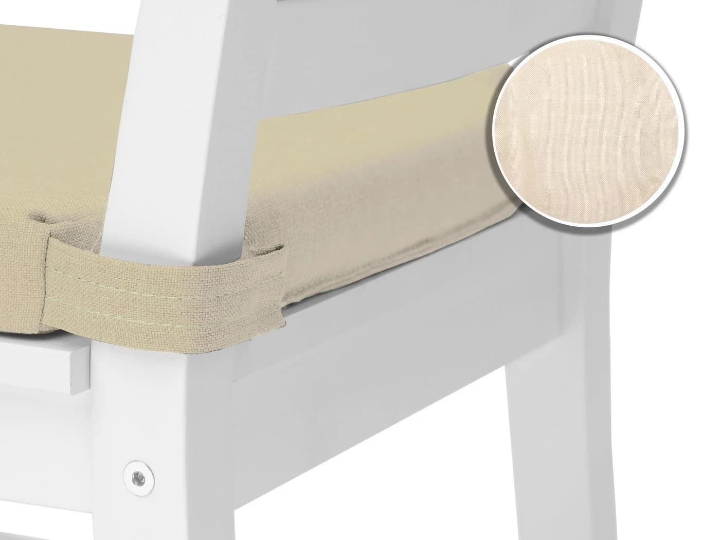 sunnypillow Stuhlkissen 4er Set Beige Modern
