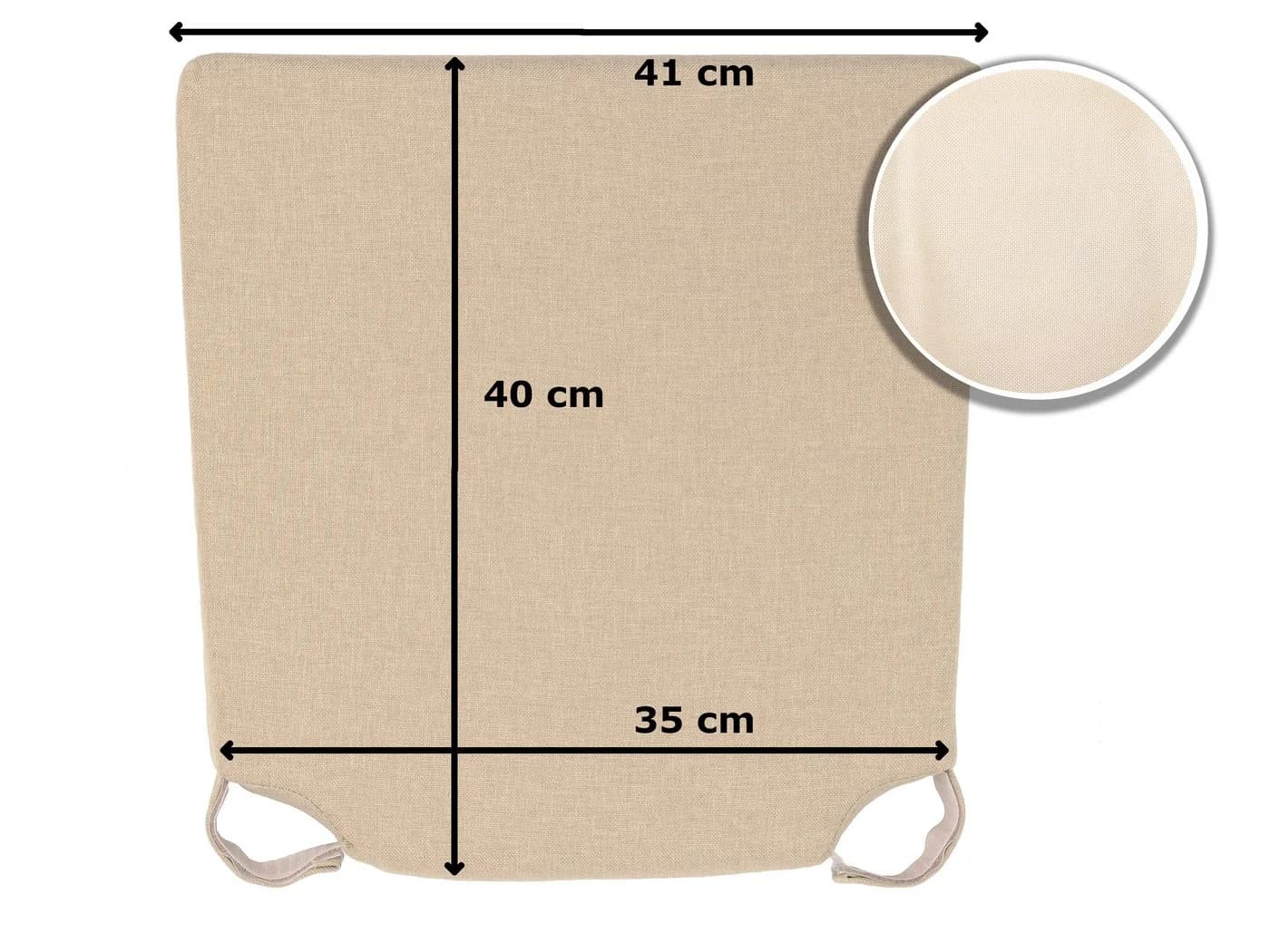 sunnypillow Stuhlkissen 4er Set Beige Modern - Bild 4