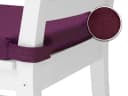 sunnypillow Stuhlkissen 4er Set Violett Modern Bild 1