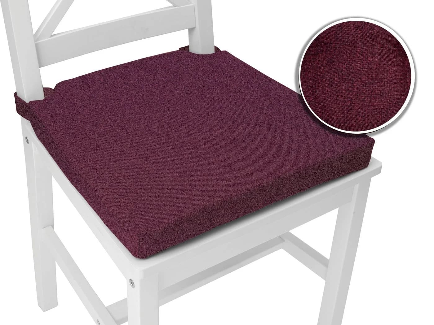 sunnypillow Stuhlkissen 4er Set Violett Modern - Bild 3