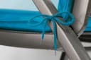 sunnypillow Liegenauflage Blau 190x60cm mit Befestigung Bild 4