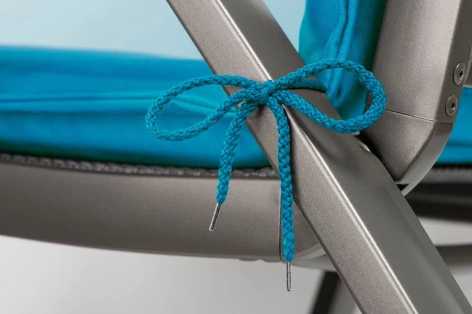 sunnypillow Liegenauflage Blau 190x60cm mit Befestigung - Bild 4