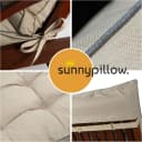 sunnypillow Liegenauflage 200 x 60 cm Cremefarben Bild 5