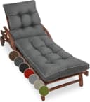 sunnypillow Liegenauflage 200x60cm Anthrazit Bild 2