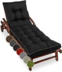 sunnypillow Liegenauflage 200 x 60 cm Schwarz Bild 2
