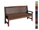 sunnypillow Bankauflage Braun Abnehmbarer Bezug Gartenbank Bild 2