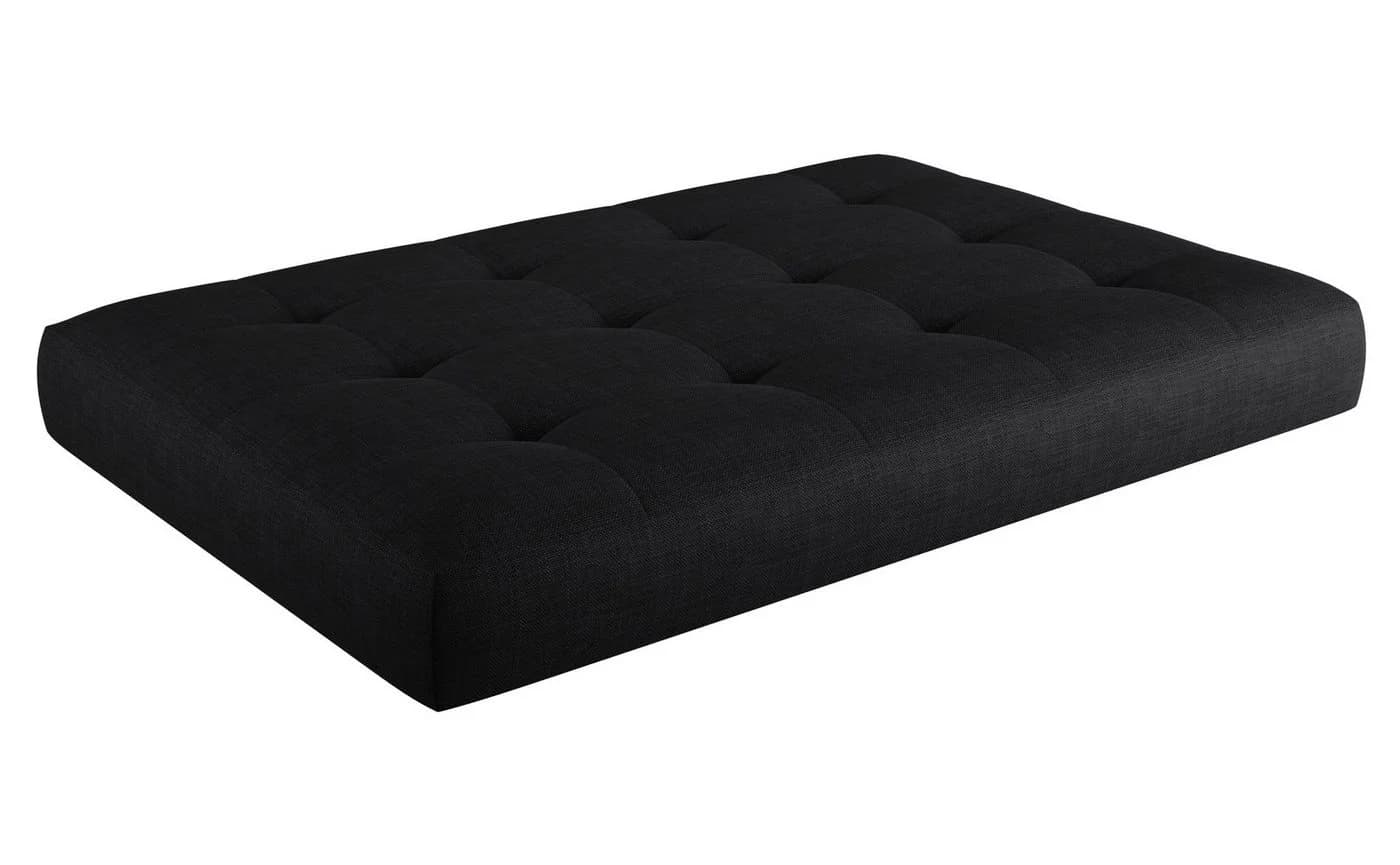 sunnypillow Palettenkissen Schwarz Gesteppt - Bild 2