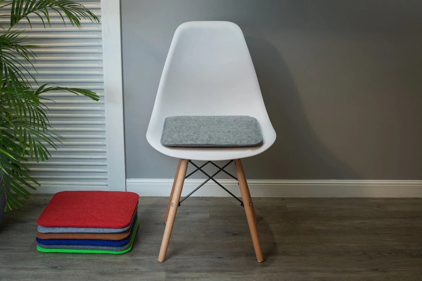 sunnypillow Stuhlkissen 4er Set Filz Kaltschaumstoff - Bild 4