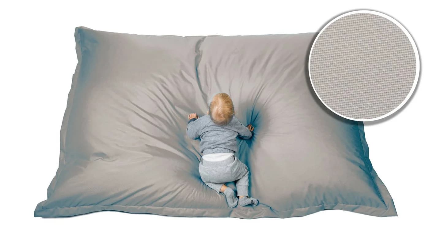 sunnypillow Sitzsack Outdoor & Indoor Grau Polyester - Bild 4