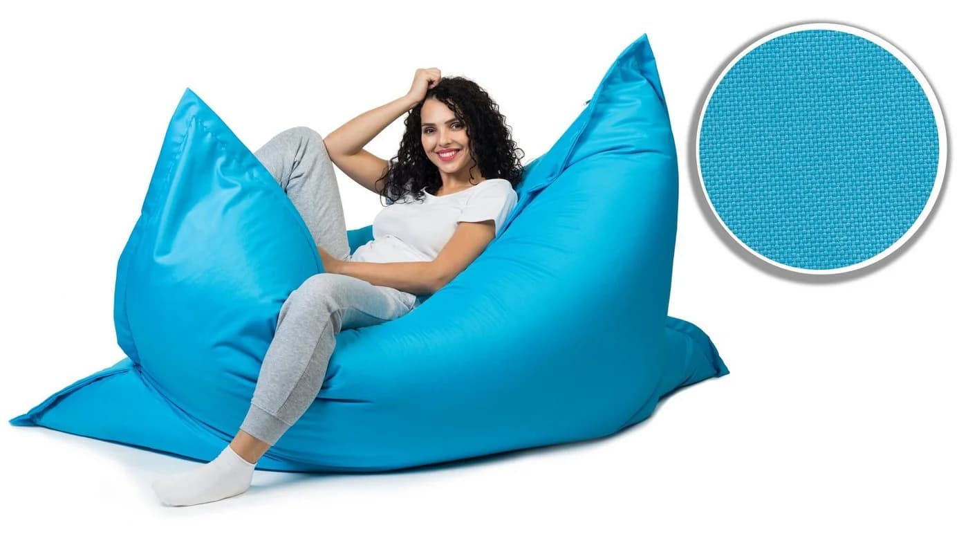 sunnypillow Sitzsack Outdoor & Indoor Blau