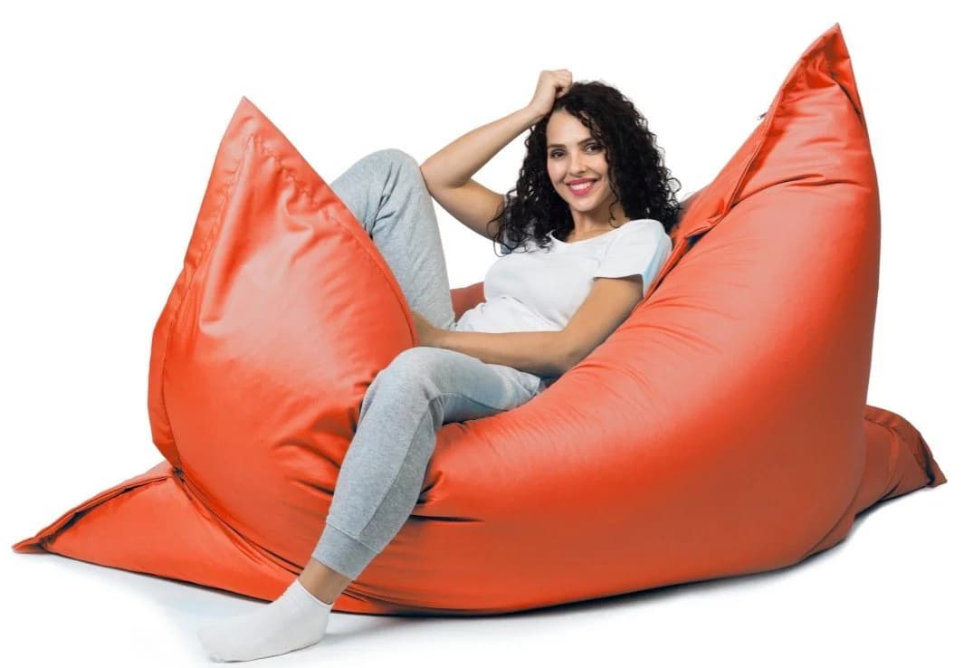 sunnypillow Sitzsack Outdoor & Indoor Orange Polyester - Bild 2