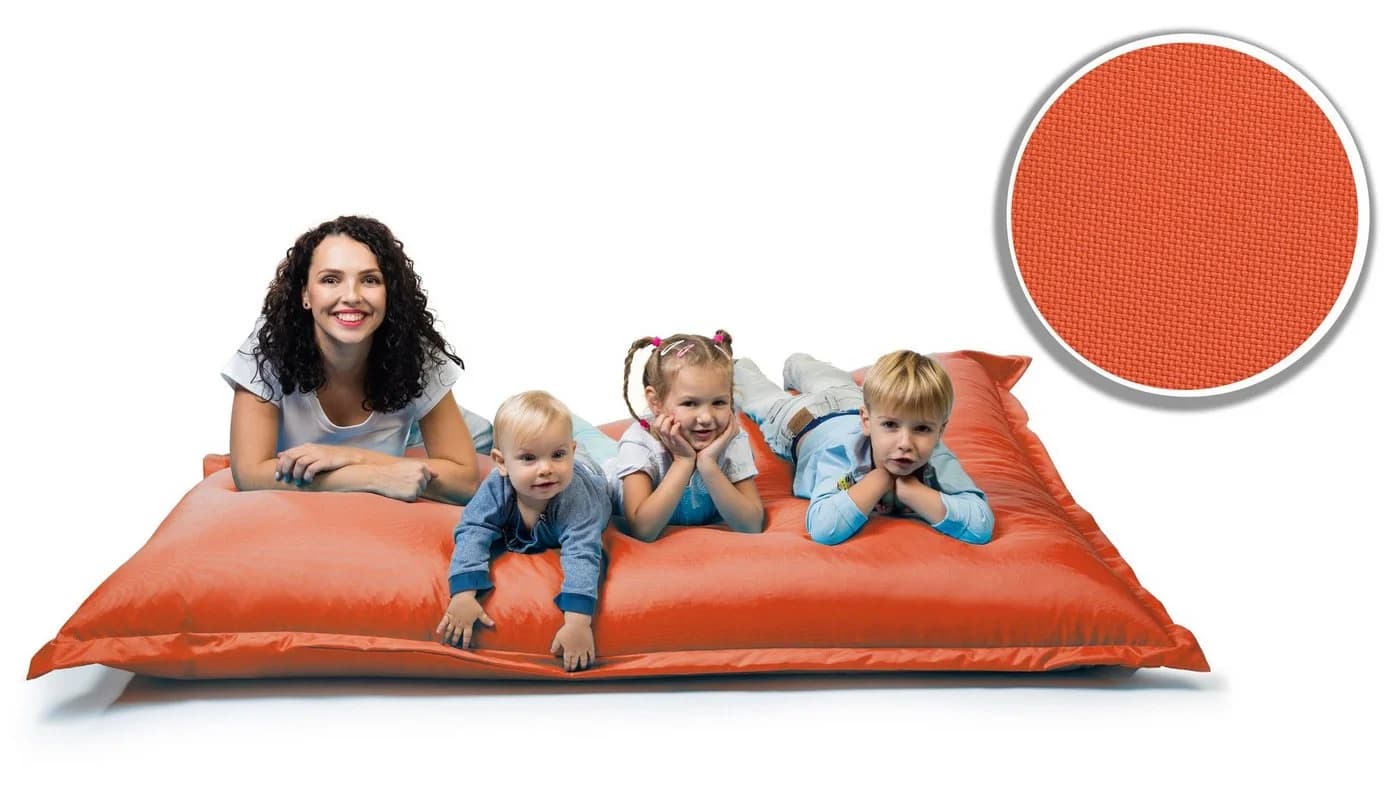 sunnypillow Sitzsack Outdoor & Indoor Orange Polyester - Bild 3