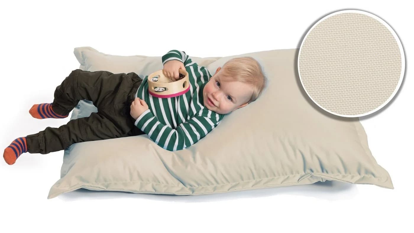 sunnypillow Sitzsack Outdoor & Indoor - Cremefarben - Bild 3
