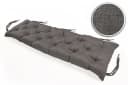sunnypillow Bankauflage 150x50 cm anthrazit wasserabweisend Bild 4