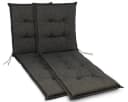 sunnypillow Liegenauflage Anthrazit UV-beständig 2 Stück Bild 2