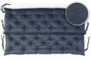 sunnypillow Bankauflage Blau Polyester Kissen mit Befestigungsbändern Bild 5