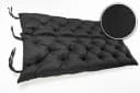 sunnypillow Bankauflage Schwarz Polyester-Bezug Bild 4