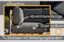 sunnypillow Palettenkissen Boston 2er Set Violett mit abnehmbarem Bezug Bild 4