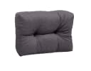sunnypillow Rückenkissen Palettenkissen Gesteppt Anthrazit Bild 1