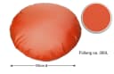 sunnypillow Sitzsack Orange Outdoor Indoor Polyester Oxford 600D Bild 4