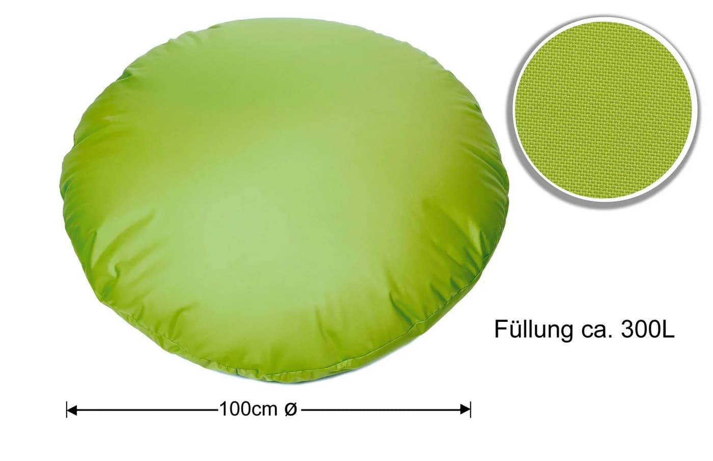 sunnypillow Sitzsack Outdoor & Indoor Grün Polyester Oxford - Bild 4