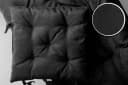 sunnypillow Bankauflage Schwarz Polyester 12cm Dicke Bild 1