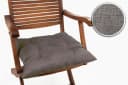 sunnypillow Bankauflage Grau Polyester mit Befestigungsbändern Bild 3